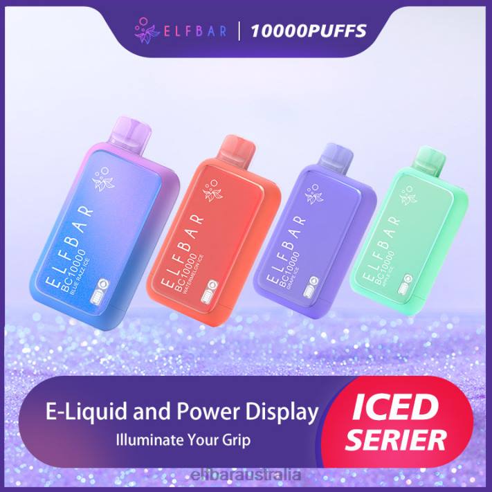 ELFBAR Best Flavor Disposable Vape BC10000 Ice Series Blue Razz Ice RZD81