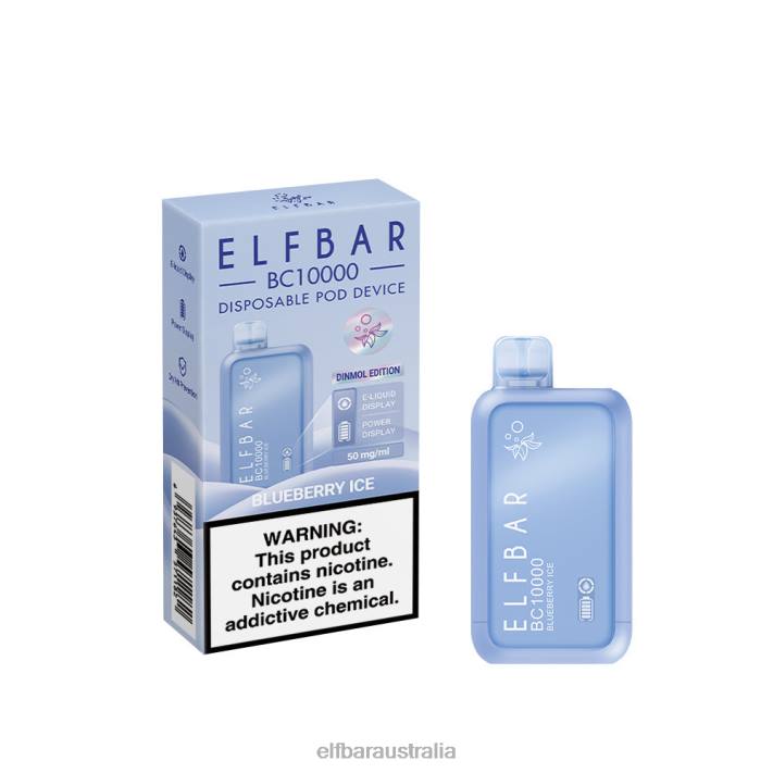ELFBAR Best Flavor Disposable Vape BC10000 Ice Series Blueberry Ice RZD85