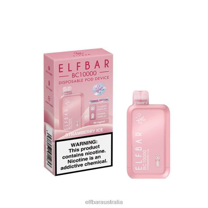 ELFBAR Best Flavor Disposable Vape BC10000 Ice Series Strawberry Ice RZD88