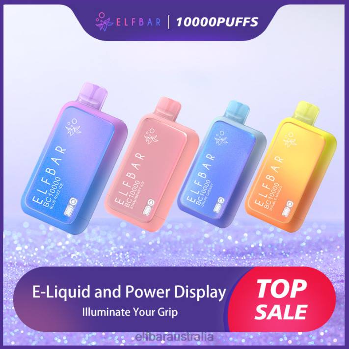 ELFBAR Best Flavor Disposable Vape BC10000 Top Sale Blue Razz Ice RZD810