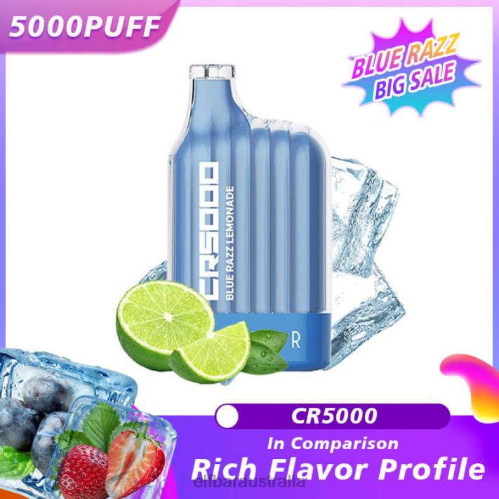 ELFBAR Best Flavor Disposable Vape CR5000 Blue Razz Blue Razz Lemonade RZD819
