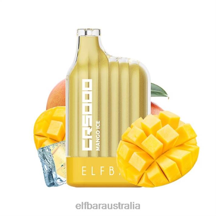 ELFBAR Best Flavor Disposable Vape CR5000 Ice Series Mango Ice RZD822