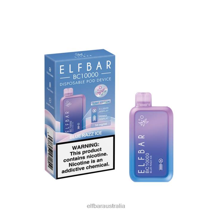 ELFBAR Disposable Vape New BC10000 10000Puffs Blue Razz Ice RZD836