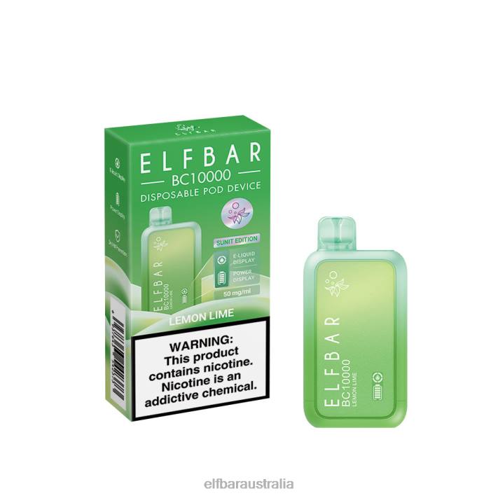 ELFBAR Disposable Vape New BC10000 10000Puffs Lemon Lime RZD841