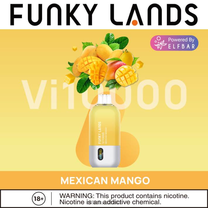 ELFBAR Funky Lands Disposable Vape Vi10000 Puffs Mexican Mango RZD8166
