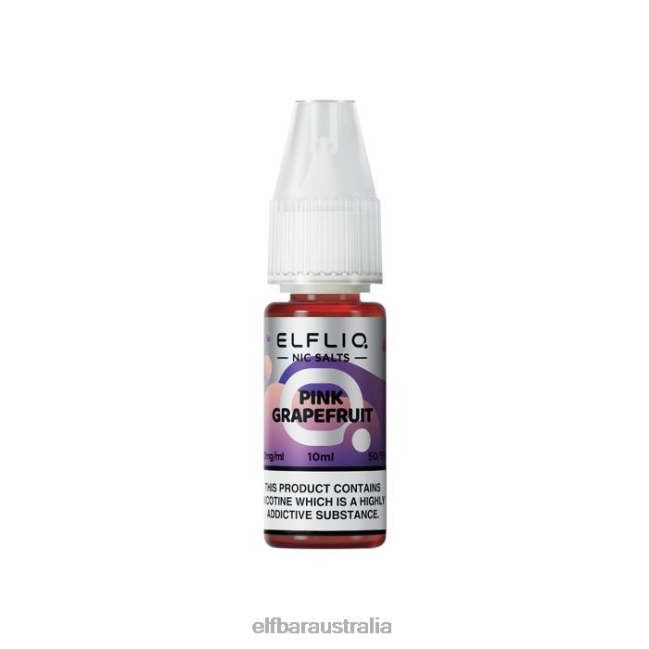 ELFBAR ELFLIQ Pink Grapefruit Nic Salts - 10ml-10 mg/ml DV2RT202 Original