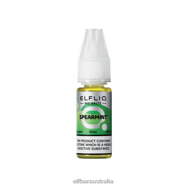 ELFBAR ELFLIQ Spearmint Nic Salts - 10ml-10 mg/ml DV2RT207 Original