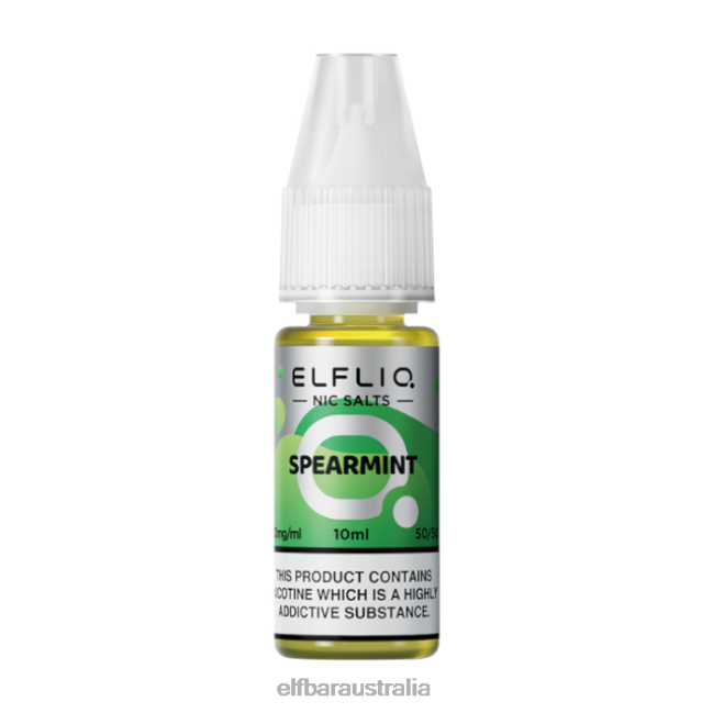 ELFBAR ELFLIQ Spearmint Nic Salts - 10ml-20 mg/ml DV2RT208 Original