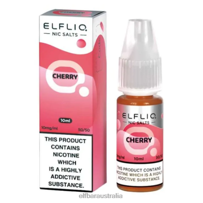 ELFBAR ElfLiq Nic Salts - Cherry - 10ml-10 mg/ml DV2RT199 Original