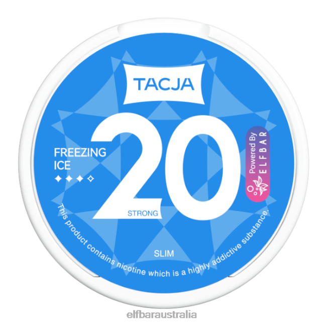 ELFBAR TACJA Nicotine Pouch - Freezing Ice - 1PK-12mg/g DV2RT228 Original