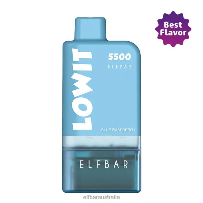 ELFBAR Prefilled Pod Kit LOWIT 5500 2%Nic Blue Raspberry Blue Raspberry+Blue Battery RZD8134