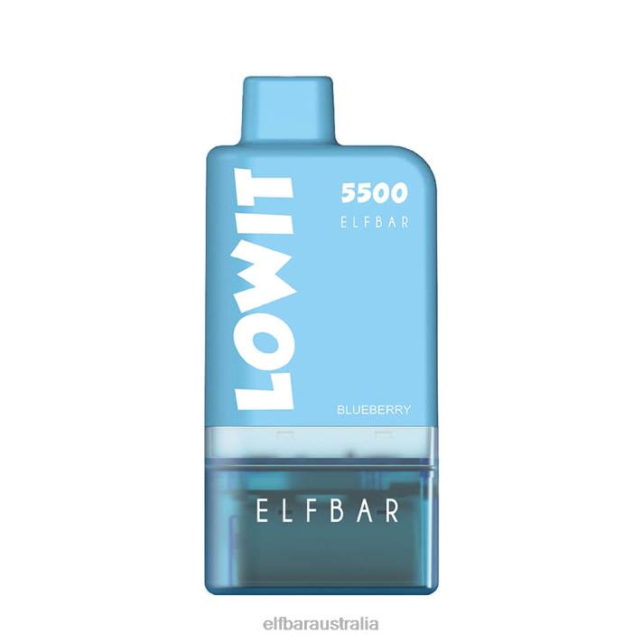 ELFBAR Prefilled Pod Kit LOWIT 5500 2%Nic Blue Raspberry RZD8126
