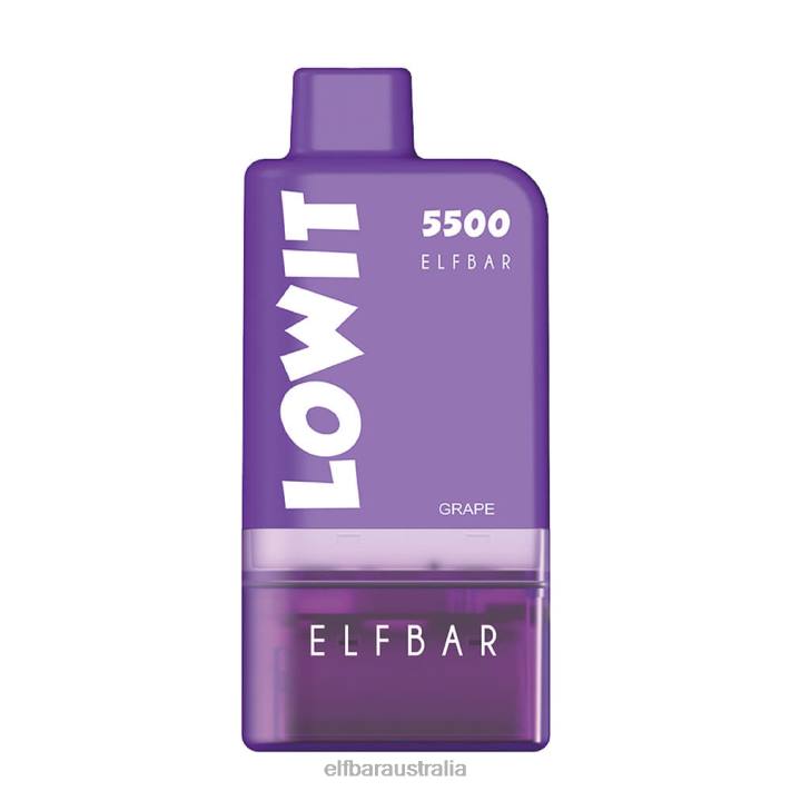 ELFBAR Prefilled Pod Kit LOWIT 5500 2%Nic Grape RZD8128