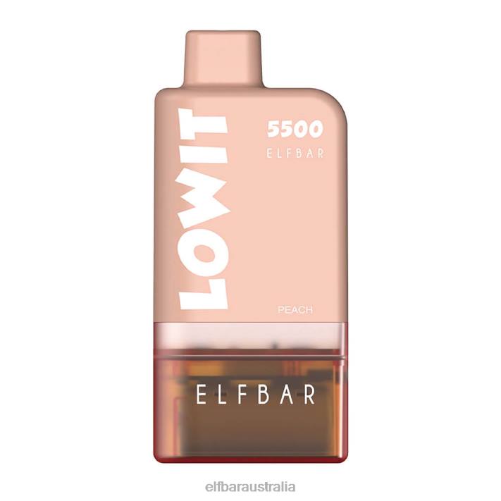 ELFBAR Prefilled Pod Kit LOWIT 5500 2%Nic Juicy Peach RZD8130