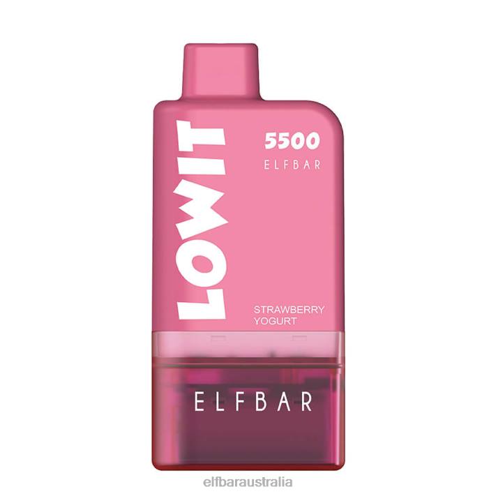 ELFBAR Prefilled Pod Kit LOWIT 5500 2%Nic Strawberry Yogurt RZD8132